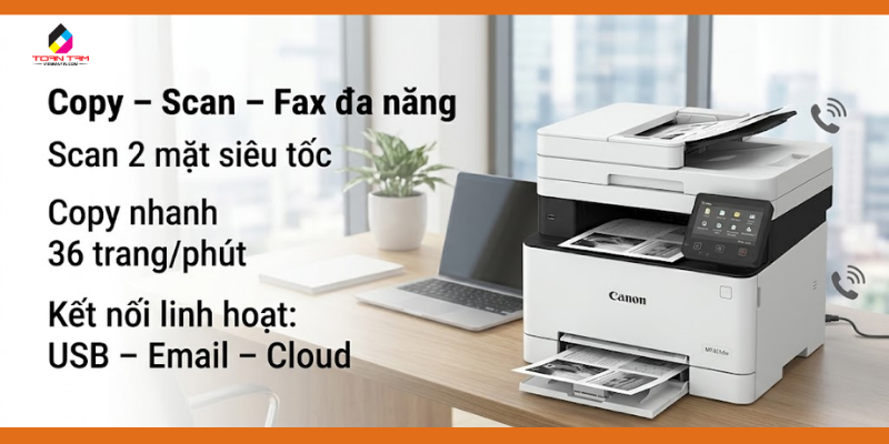 tính năng máy in canon mf461dw