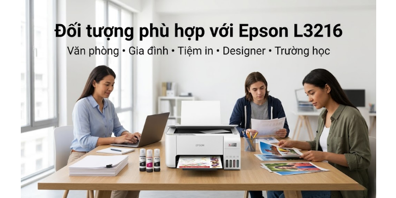 đối tượng phù hợp máy in epson l3216