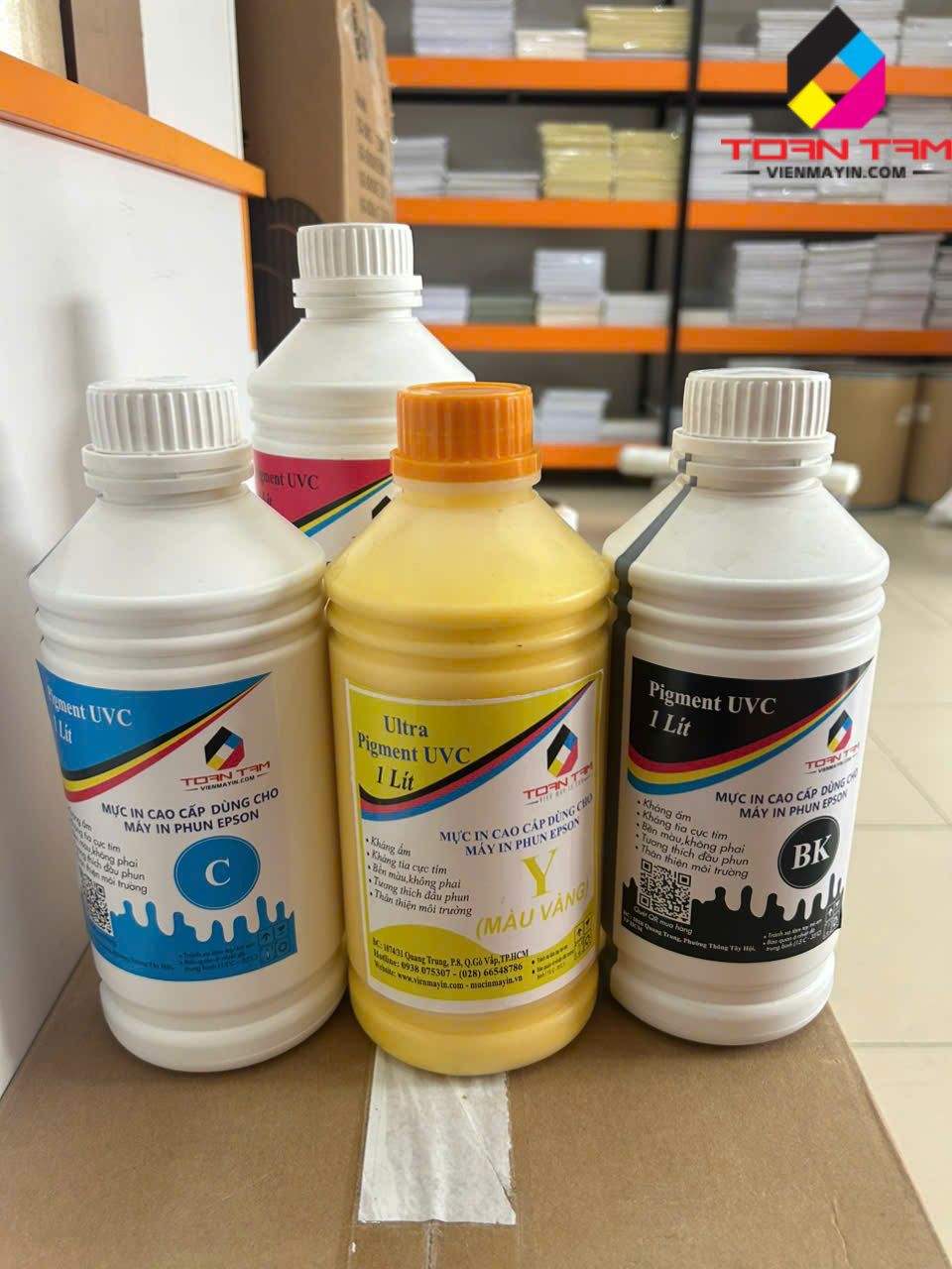 Mực Pigment – Bền màu, chống nước, in rõ nét