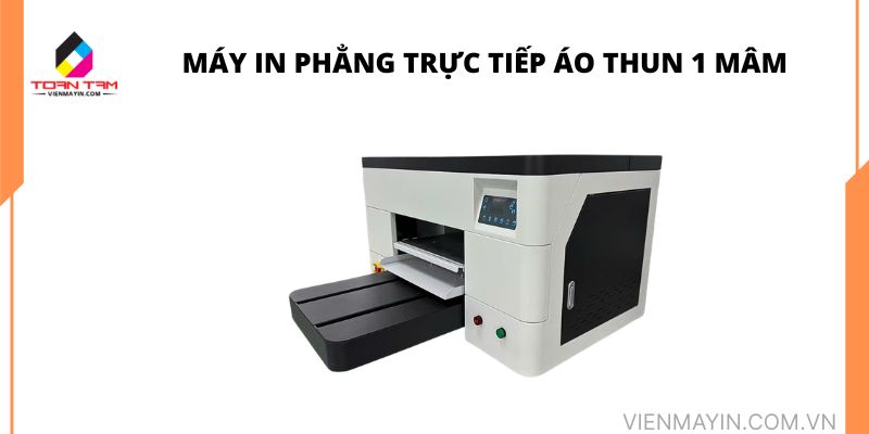 máy in phẳng trực tiếp áo thun 1 mâm bền bỉ
