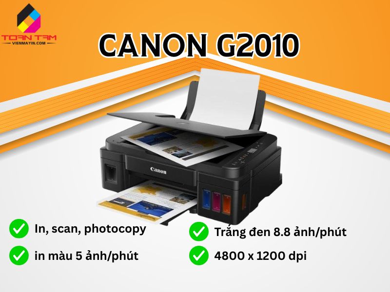 MÁY IN MÀU CANON G2010 in văn phòng