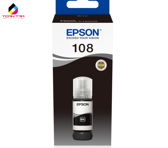 Mực in Epson Chính hãng mã 108 màu BK 