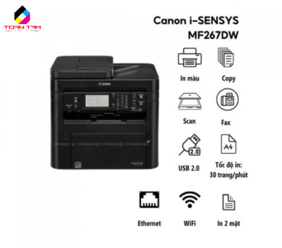 Máy In Canon MF267Dw Đa Chức Năng 