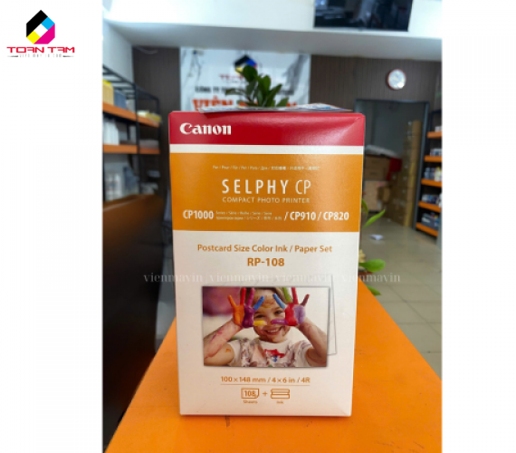 Giấy In Ảnh Canon RP108 Chính Hãng 