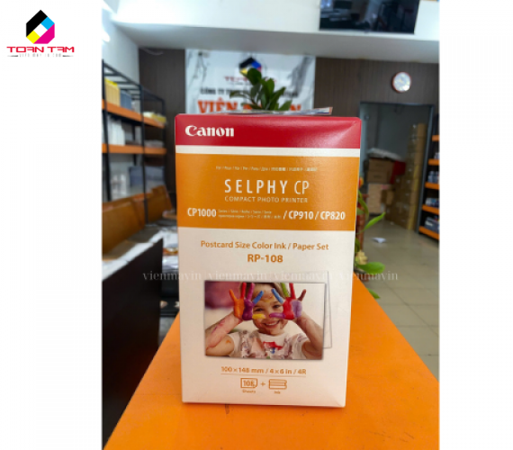 Giấy In Ảnh Canon RP108 Chính Hãng 