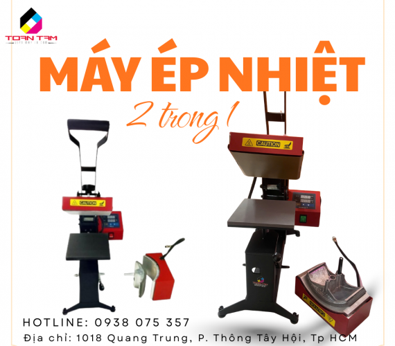 MÁY ÉP NHIỆT 2 IN 1 GIÁ TỐT NHẤT TẠI VIỆN MÁY IN