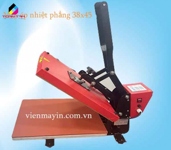 Máy ép Nhiệt Phẳng 38x45 lồng áo