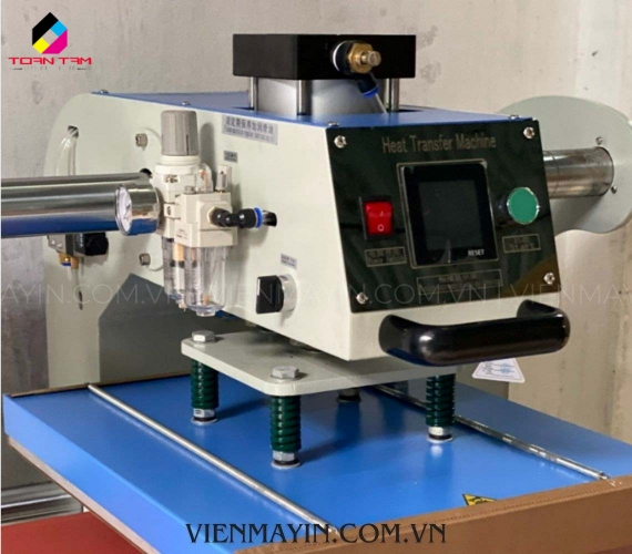 MÁY ÉP NHIỆT PHẲNG THỦY LỰC 40X60 2 MÂM KÉO ĐẦU