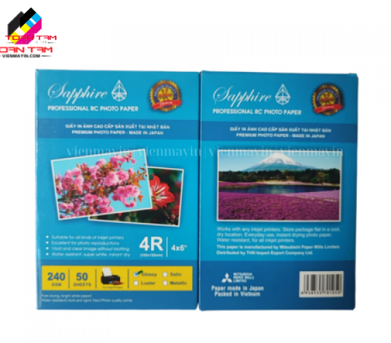 Giấy In Ảnh Sapphire RC A4 230G