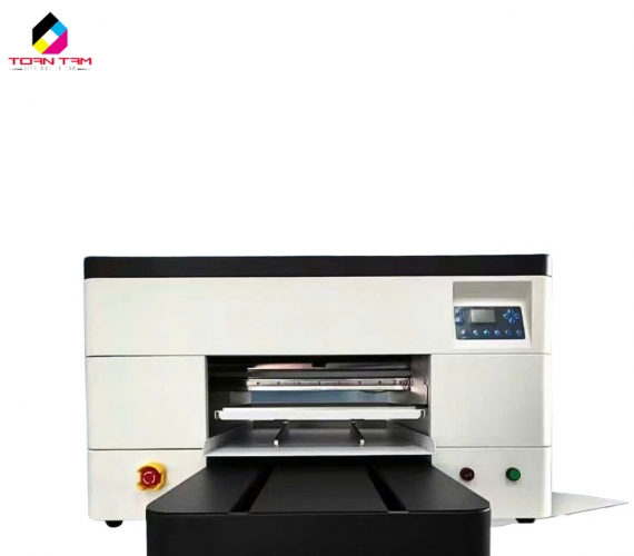 MÁY IN PHẲNG TRỰC TIẾP ÁO THUN 1 MÂM