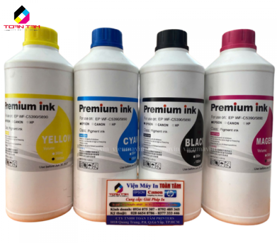 Mực Pigment Premium C5390, C5890, S887, M887 