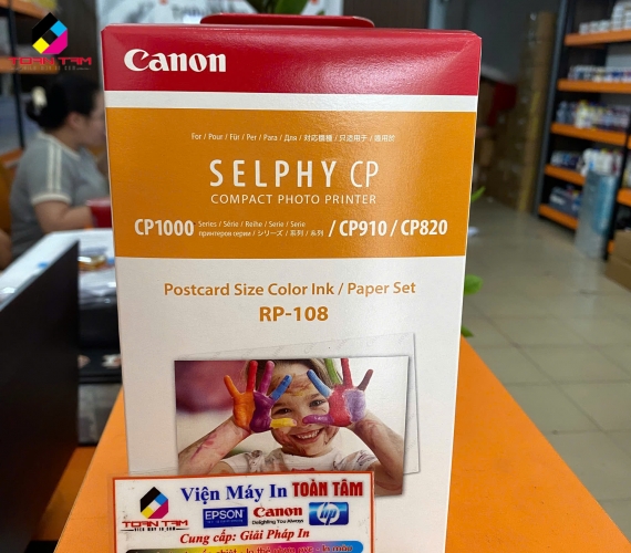 Giấy In Ảnh Canon RP108 Chính Hãng